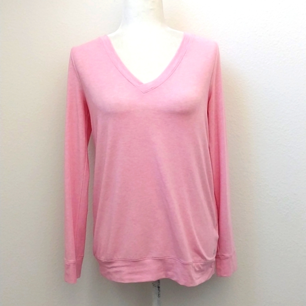 Gap Fit Breathe Pink Longsleeved Activewear Top Size XS